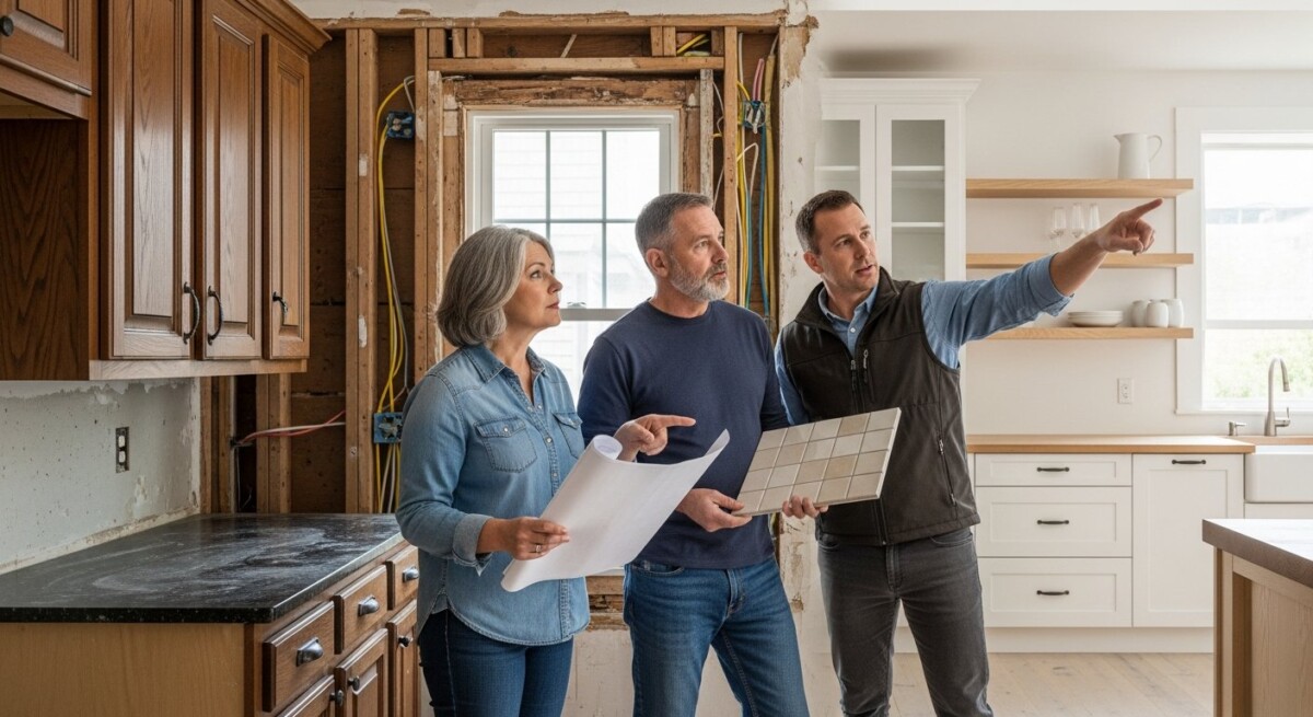 before and after remodel planning