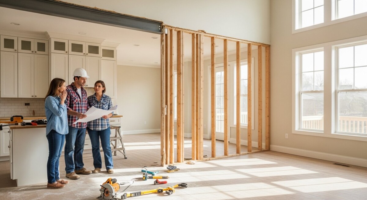 open concept remodel pricing